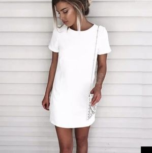 White lulus shift dress